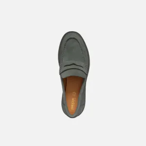 Grey-green women's loafers Geox Spherica Ec1 - Women's