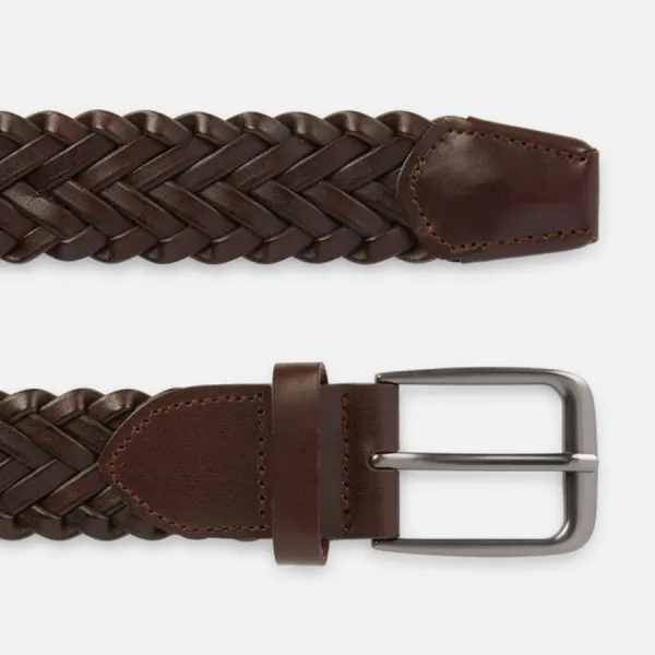 Dark brown men's belt Geox Belt - Men