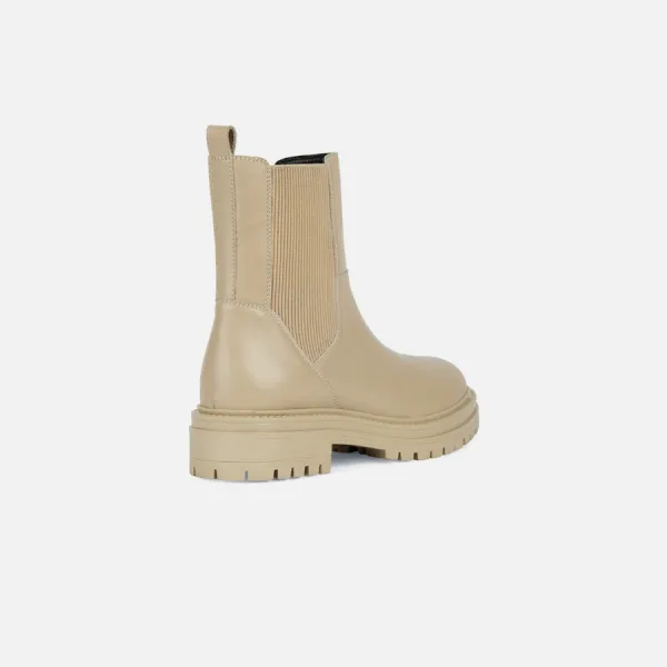 Beige women's ankle boots Geox Iridea - Women's