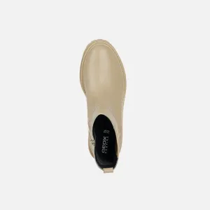 Beige women's ankle boots Geox Iridea - Women's