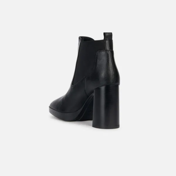 Black women's ankle boots Geox Teulada - Women's