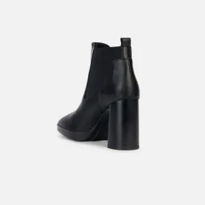 Black women's ankle boots Geox Teulada - Women's