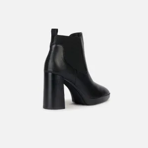 Black women's ankle boots Geox Teulada - Women's