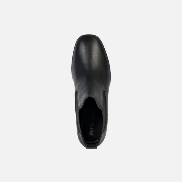 Black women's ankle boots Geox Teulada - Women's