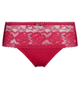 PLAYTEX FLOWER ELEGANCE RCS MIDI BRIEF - Dámske čipkované nohavičky - červená