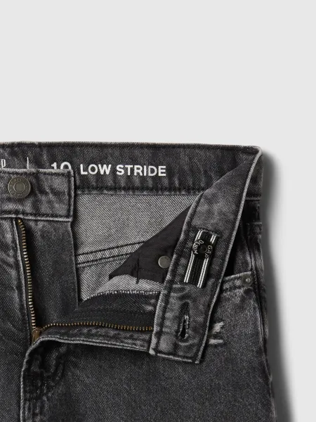 GAP LOW STRIDE Dievčenské džínsy, čierna, veľkosť
