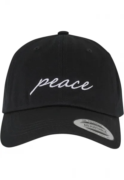Peace Dad Cap Black