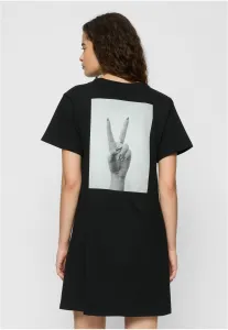 Women's dress Girls Peace Hand black