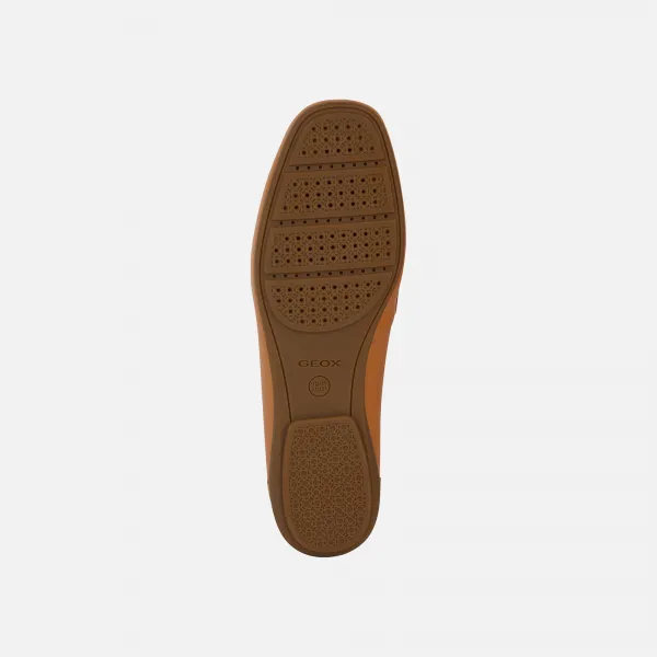 Light brown women's moccasins Geox Annytah Moc - Women's