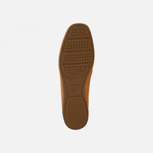 Light brown women's moccasins Geox Annytah Moc - Women's