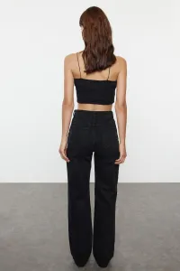 Trendyol Black High Waist Wide Leg Jeans