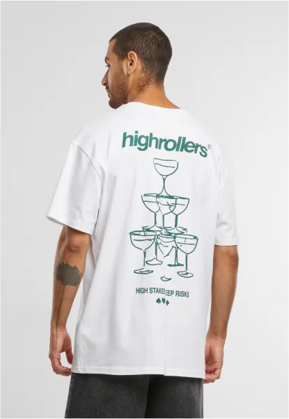 Men's T-shirt Highrollers Oversize white