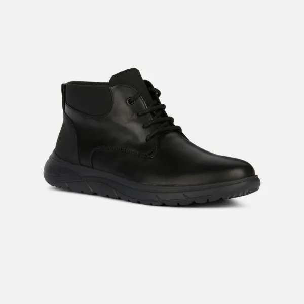 Black men's ankle boots Geox Portello - Men