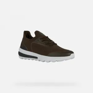 Khaki men's sneakers Geox Spherica actif - Men's