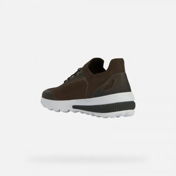 Khaki men's sneakers Geox Spherica actif - Men's