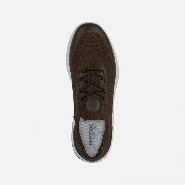 Khaki men's sneakers Geox Spherica actif - Men's