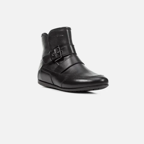 Black women's ankle boots Geox New Moena - Women's