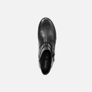 Black women's ankle boots Geox New Moena - Women's