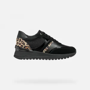 Black women's sneakers Geox Desya - Women's