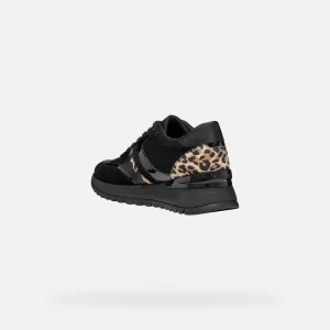 Black women's sneakers Geox Desya - Women's