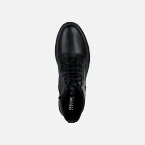 Geox Spherica Ec1 Black Women's Ankle Boots - Ladies