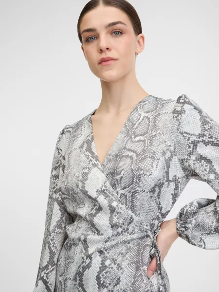 Orsay Black & White Women's Dress - Ladies