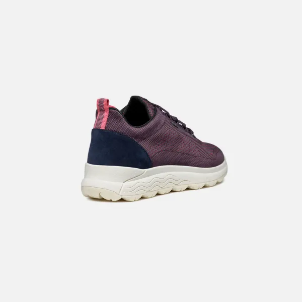 Dark purple women's sneakers Geox Spherica 4x4 B Abx - Women's