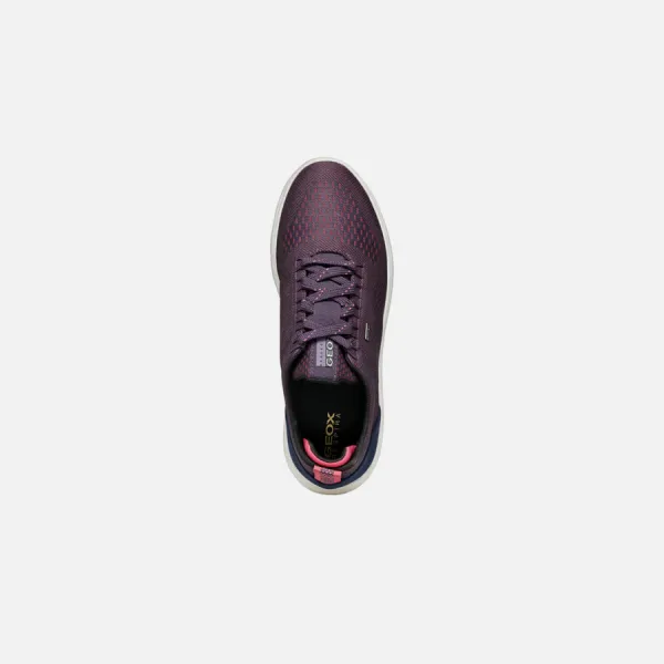 Dark purple women's sneakers Geox Spherica 4x4 B Abx - Women's