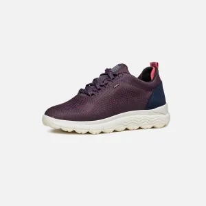 Dark purple women's sneakers Geox Spherica 4x4 B Abx - Women's