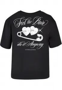 Women's T-shirt Feel The Pain black