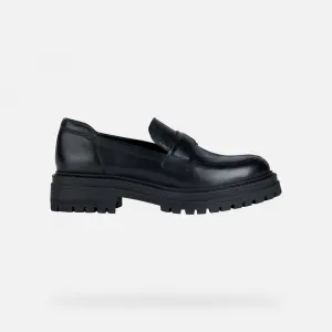 Black women's moccasins Geox Iridea - Women's