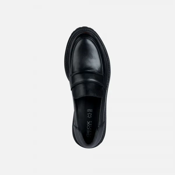 Black women's moccasins Geox Iridea - Women's