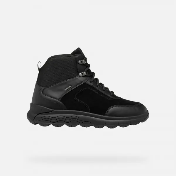 Black women's ankle boots Geoxspherica 4x4 B Abx - Women's
