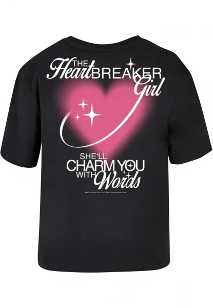 Women's T-shirt Heartbreaker Girl black
