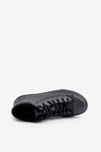 BIG STAR SHOES Izolované pánske posúvače Čierna veľká hviezda MM174012