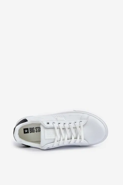 BIG STAR SHOES Pánske Sneakers Z Eko Kože Big Star