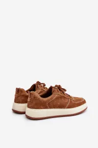 BIG STAR SHOES Pánske Sneakersy Na Platforme Zamszové Big Star