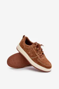BIG STAR SHOES Pánske Sneakersy Na Platforme Zamszové Big Star