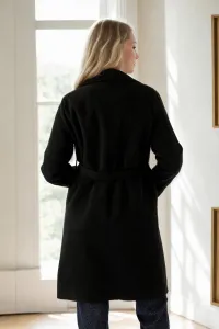 79405 Dewberry Long Women Coat-BLACK
