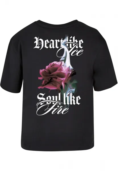 Women's T-shirt Soul Like Fire black
