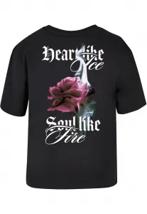 Women's T-shirt Soul Like Fire black