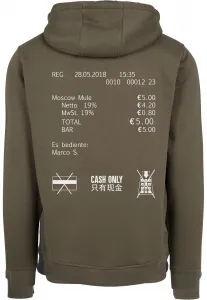 Men's Cash Only Hoody Sweatshirt Olive