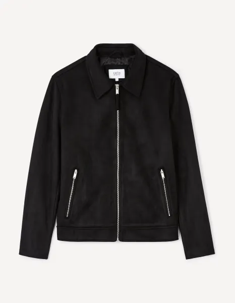 Celio Faux Suede Jacket Jufaster - Mens