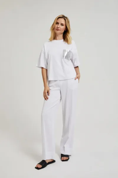 Marisse Women's Blouse L-Ts-4431 White