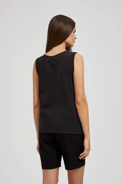 Marisse Women's Blouse L-Ts-4429 Black
