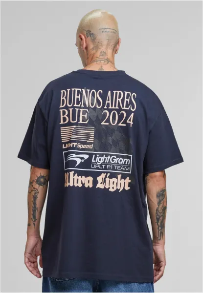 Men's T-shirt Buenos Aires Oversize navy blue