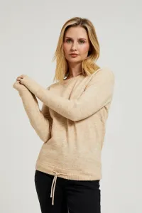 Marisse Women's Sweater Z-Sw-4510 Beige Mel