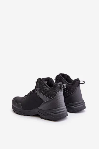 Insulated lightweight men's trekking shoes McBraun black