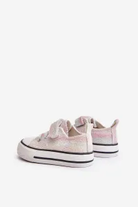 Children's Velcro sneakers with sequins Multicolor Caloma