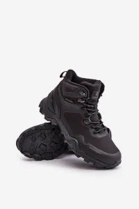Lightweight insulated men's trekking shoes McBraun waterproof black